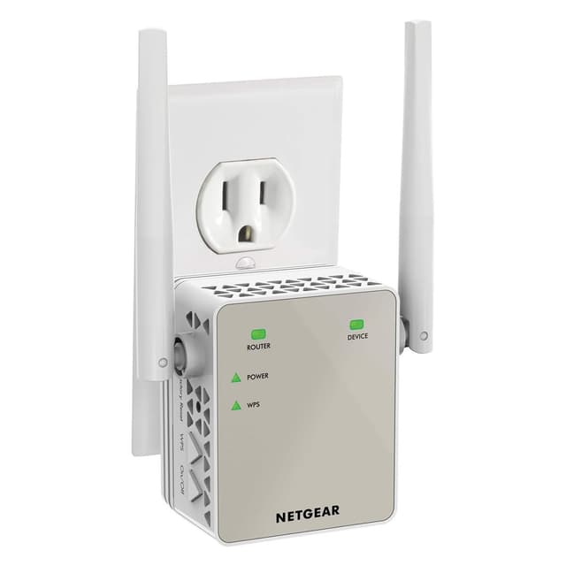 NETGEAR WiFi Range Extender (EX6120) - Add up to 1,500 sq. ft., 25 Devices - AC1200 Dual Band Wireless Signal Extender (Up to 1.2 Gbps Speed), Compact Wall Plug Design – Free Expert Help