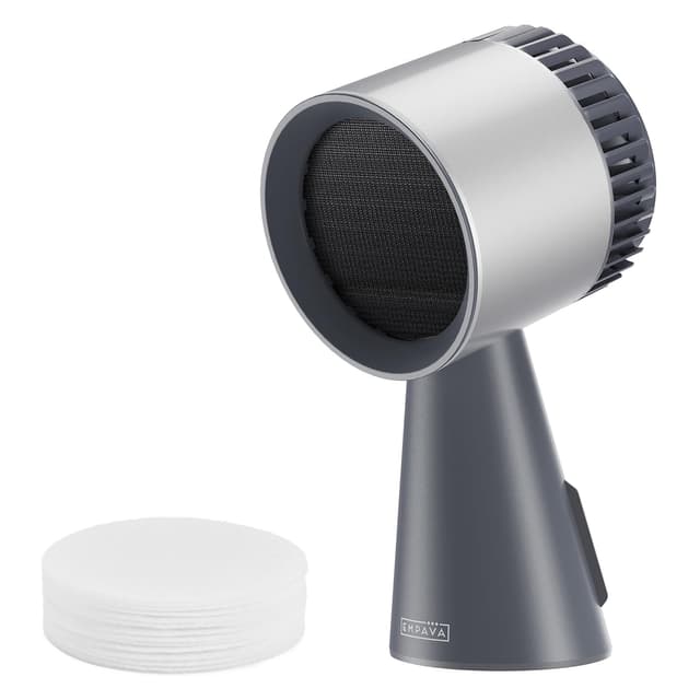 Empava Portable Range Hood for Cooking, 3-Speed Desktop Kitchen Exhaust Fan for Indoor BBQ, Hot Pot and RV, Detachable Filter and Oil Cup, 13pc Cotton Filter